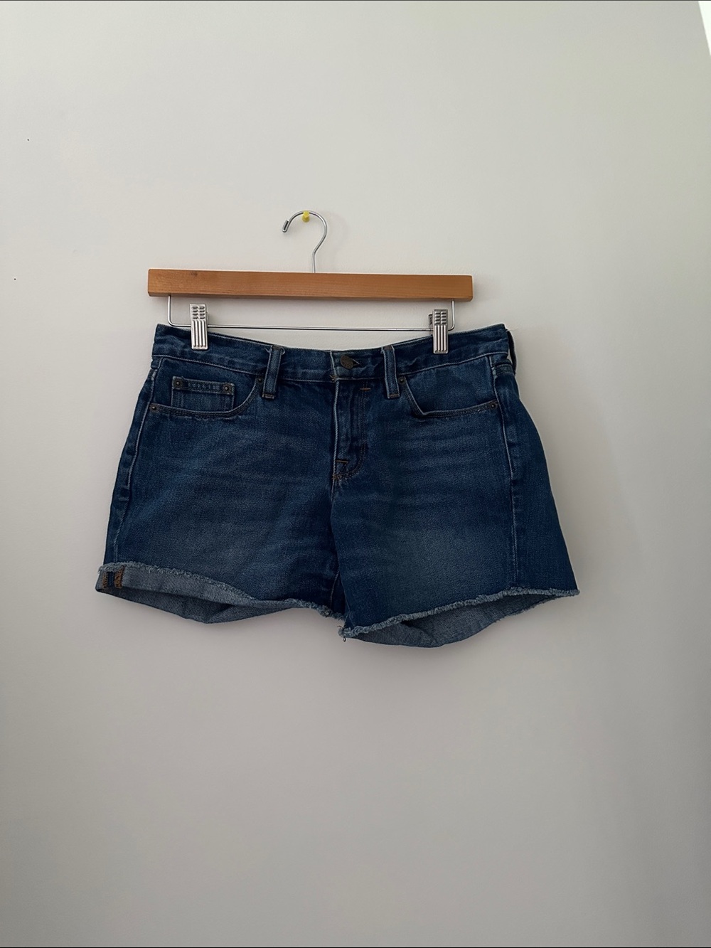 J. Crew Dark Blue Denim Short Shorts